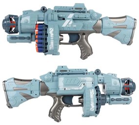 Játékfegyver hanggal, 2 színben-szürke