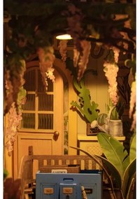 RoboTime - LED Könyvtámasz Kert ház 3D puzzle 2xAAA