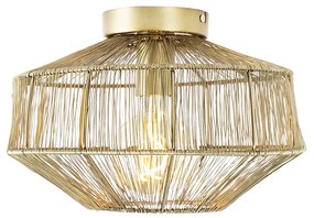 Modern mennyezeti lámpa réz 30 cm - Bolti