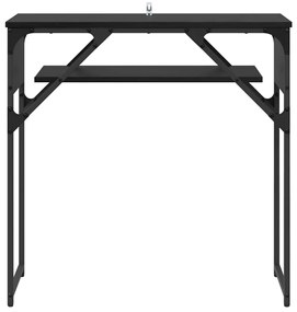 Konzolasztal Musta tammi 75x30x75cm Faanyag