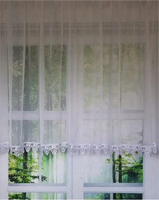 Függöny 400x120,egyenes,fátyol,gipsz 8 cm, szőlő