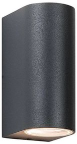 Zambelis E122 - Kültéri fali lámpa 2xGU10/15W/230V IP54 antracit