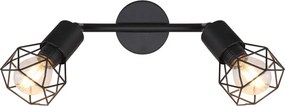 Spot Lámpák Fekete XARA I GLOBO-54802S-2