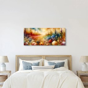 Kép - Színes rét (120x50 cm)