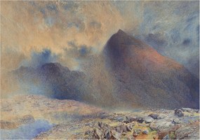 Fotótapéta Flizelin Dekoratív irodai Hegyi tájkép 208x146 Ragasztó