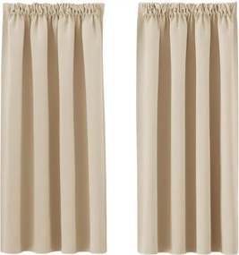 Pony Dance sötétítő függöny 2 db 145x140 cm bézs thermo