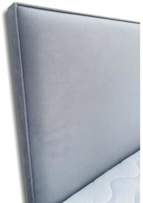 Franciaágy  160 cm Moissa (sötétszürke) (rugós matraccal) (ágyrács nélkül). 1052037