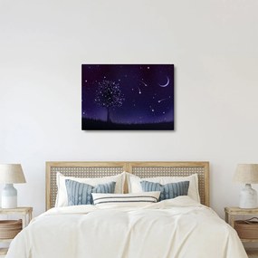 Kép - Illusztrációban fogott éj (70x50 cm)