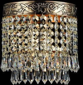Maytoni glamour klasszikus kristály fali lámpa palace antik arany mydia890-wl-01-g