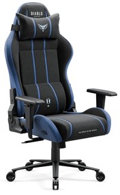 Diablo X-One 2.0 Night Blue szövet gamer szék, átlagos méret