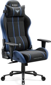 Gamer szék szövet Normal Size, fekete-kék: Diablo X-One 2.0 Night Blue