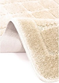 Krémszínű fürdőszobai kilépő szett 2 db-os 50x80 cm Kareli – Foutastic