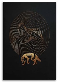 Gario Vászonkép Aranyszínu vonallal - Robert Farkas Méret: 70 x 100 cm