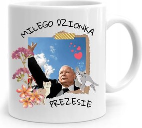 Vicces Bögre A Pis Elnökétől Jaroslaw Kaczynski fényképes nyomtatással
