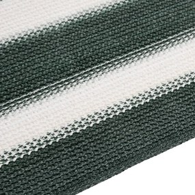 zöld és fehér HDPE belátásgátló háló 2 x 10 m 150 g/m²