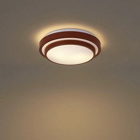Modern Sienna mennyezeti lámpa fehér színnel 34 cm IP44 - Walden