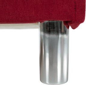 Kihúzható kanapé, piros, ALADA