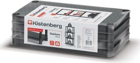 Műhelypolc STACKARO SOLID SMALL, 58x28x131,5cm, fekete Prosperplast