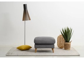 Sötétszürke kordbársony lábtartó Paris – Scandic