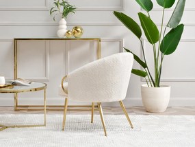Fotel Carma F (krém + arany). 1109982