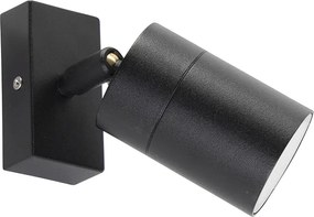 Okos kültéri fali lámpa fekete IP44 WiFi GU10-zel - Solo