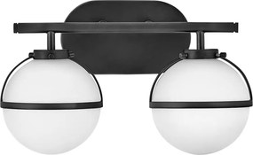 Hinkley Hollis HK-HOLLIS2-O-BK-BATH Fali lámpa 2x60W/E14 IP44