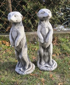 2 db-os szett Beton dekoráció Szurikáta figura Otthon Kert Ajándék.Szurikat 36