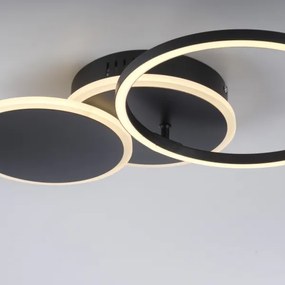 Leuchten Direkt 14116-18 - LED Mennyezeti lámpa SEVENT LED/25,5W/230V fekete