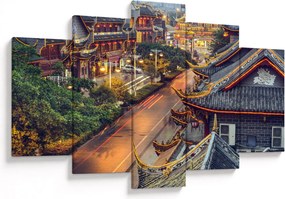 Kép - Qintai Road, Chengdu, Kína (150x105 cm)