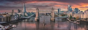 London Across the River 1000 db-os panoráma Compact puzzle Clementoni