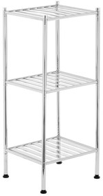 Ezüstszínű fürdőszobai polcos állvány 34x80 cm – Premier Housewares