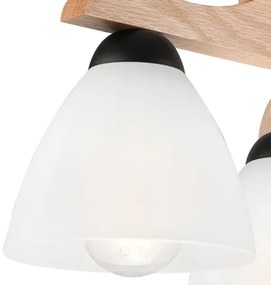 Csillár ADRIANO 3xE27/60W/230V tölgy