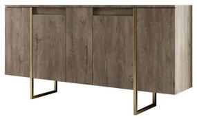 Luxe Walnut and Gold szekrény