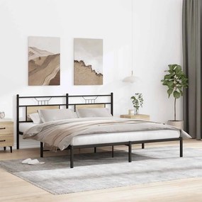 sonoma tölgy színű szerelt fa ágykeret matrac nélkül 183x213 cm