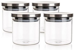 Banquet FREIA 4 részes üvegdoboz-készlet, 650 ml, 0,65 l