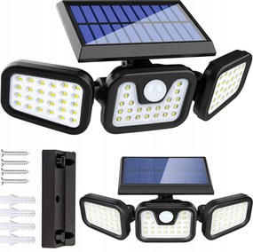 Kültéri Napelemes Lámpa Mozgás- És Szürkületérzékelővel Led 3AZ1BEN A Kertbe