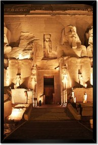 Poszterek keretben 40x60 Abu Simbel templom