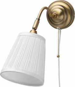Ikea Arstid fali lámpa sárgaréz