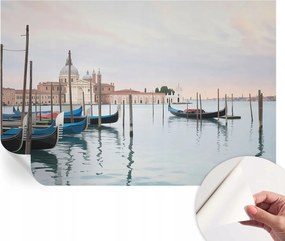 Mosható öntapadós fotótapéta étkezőbe Velencei táj 104x70 cm