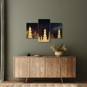 Kép - arany éjszaka (90x60 cm)