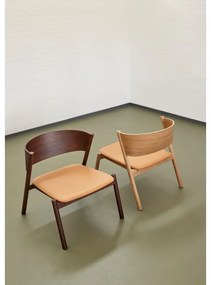 Világosbarna fotel Oblique – Hübsch