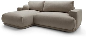 Sarokkanapé Dita mini (B) (szürkés bézs + fekete). 1100329