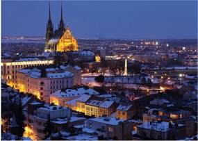 Kép - Cathedral of St. Péter és Pál, Brno, Csehország (70x50 cm)