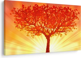 Kép - Fa a nap ragyogásában (90x60 cm)