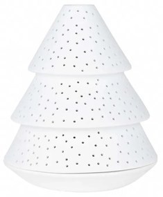 Räder SMALL FIR fehér porcelán gyertyatartó