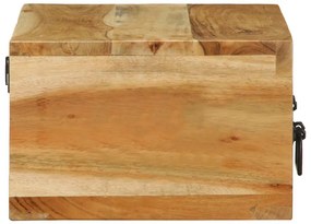 tömör akácfa falra szerelhető TV-szekrény 60x30x19 cm