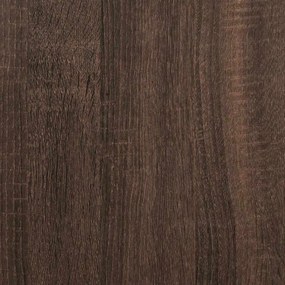 barna tölgy színű szerelt fa tárolóláda 102 x 35 x 35 cm