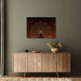 Kép - Meditáció (üvegen) (70x50 cm)