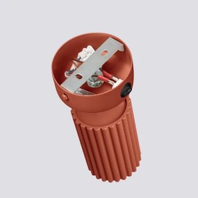 Sollux SL.1636 - Fali spotlámpa KARBON 1xGU10/10W/230V piros