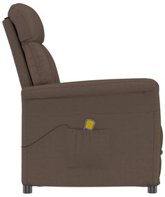 Masszázsszék párnával Barna 70.5 x 96.5 x 95 cm Műbőr